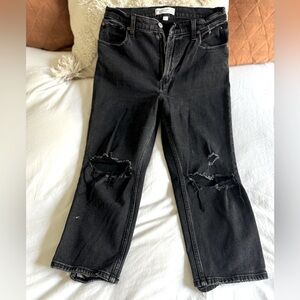 A&F ankle straight ultra high rise - Destroyed